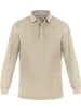 normani Herren Langarm Poloshirt Lyroe in Beige