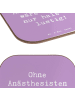 Mr. & Mrs. Panda Holz Untersetzer Spruch Anästhesist Humor mit S... in Lavendeltraum