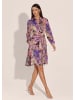 MADELEINE Schwungvolles Sommerkleid mit Unikat-Print in ultraviolett / multicolor