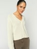 Mos Mosh MMRola Bine V-Neck Knit Cardigan in Ecru