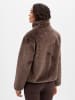 Marie Lund Kunstfelljacke in taupe