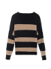 VINAJA Women Sweater in Schwarz Beige