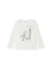 Mayoral Langarmshirt mit Pailletten in offwhite