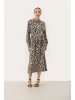 PART TWO Kleid MelucaPW Gerade Passform in Neutral Leo Print