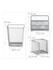 relaxdays 6tlg. Schreibtischorganizer Set in Silber