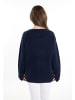 usha WHITE LABEL Damen Strick Pullover in Marine
