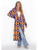 IZIA Women Cardigan in violet multicolor