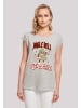 F4NT4STIC Extended Shoulder T-Shirt Jingle Bell Rocking Weihnachten Tree in grau meliert