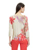 Betty Barclay Feinstrickpullover mit Print in Red/Beige