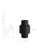 Butlers Vase Höhe 26cm RUNA in Schwarz