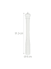 relaxdays Salz- und Pfeffermühle in Weiß - (H)51,5 x Ø 6 cm