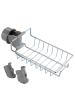Maximex Badablage unter Duscharmatur in Silbern, (B) 10,5 x (H) 7 x (L) 23 cm