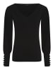 Laura Scott V-Ausschnitt-Pullover in schwarz