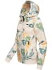 ragwear Übergangsjacke Nuggie Block Flower in Beige