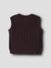 name it Strickweste in Chocolate Plum1