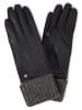 Pearlwood Handschuhe Lipa in schwarz grau - 0001