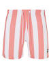 Urban Classics Badeshorts in palepinkbarstripe