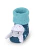 Sterntaler Baby-Rasselsocken Esel in mittelblau