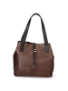 FELIPA Damen Handtasche in Dunkelbraun