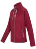 Rock Creek Fleecejacke in Weinrot