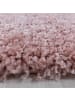 KADIMA DESIGN Teppich Hochflor Shaggy Waschbar Einfarbig SPREE Strapazierfähig in Rosa