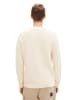 Tom Tailor Pullover STRUCTURED CREWNECK KNIT in Beige