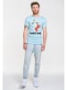 Logoshirt T-Shirt Lucky Luke Portrait in hellblau