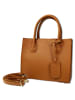 Toscanto Toscanto Handtasche, Schultertasche Leder braun, camel, tan ca. 26cm