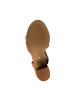 Emilie Karston Ledersandalen mit Aicha-Absatz Braun