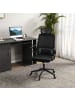 Vinsetto Bürostuhl-60L x 61B x 104,5-121,5H cm-Schwarz