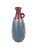 Beliani Dekovase VELIA in Blau/Braun - (W) 20 x (H) 50 x (L) 20 cm