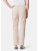 GOLDNER Hose Elastische Hose mit extra Nähten in sand