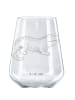 Mr. & Mrs. Panda graviertes Weinglas Krokodil ohne Spruch in Transparent