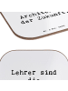 Mr. & Mrs. Panda Untersetzer Spruch Lehrer Zukunftsarchitekten m... in Weiß