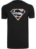F4NT4STIC T-Shirt T-Shirt DC Comics Superman Floral Logo Superheld in schwarz
