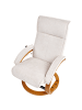 Beliani 2-tlg Massagestuhl HERO in Beige/Braun