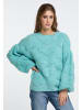 IZIA Damen Strickpullover in Türkis