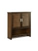 relaxdays 3tlg. Badschrank-Set in Braun