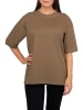 Reichstadt Reichstadt Oversized T-Shirt Damen  25RSW070 Khaki XXL