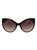 Guess Frauen Sonnenbrille Schmetterling Braun