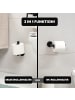 bremermann Toilettenpapierhalter Piazza Black ca. 6 x 15 x 9 cm (B/H/T)