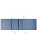 Beliani Auflagen TOSCANA/JAVA/AMANTEA PREMIUM in Blau - (W) 58 x (H) 5 x (L) 189 cm