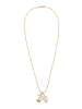 Elli Halskette 925 Sterling Silber Blume, Rose in Gold