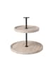Villeroy & Boch Etagere Manufacture Travertine in Beige ø 24,5 cm in beige