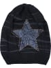 styleBREAKER Feinstrick Beanie Mütze in Midnight-Blue / Dunkelblau