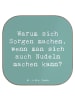 Mr. & Mrs. Panda Tisch-Untersetzer Spruch Gelassenheit in Krisen... in Meeresbrise