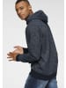 H.I.S. Kapuzensweatshirt in marine-meliert