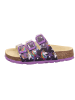 superfit Tieffußbett Pantolette FUSSBETTPANTOFFEL in Viola/Mehrfarbig