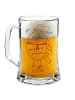 Mr. & Mrs. Panda Gravur Bierkrug Eule Matrose ohne Spruch in Transparent