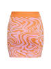 Swirly Damen Rock in PINK ORANGE
